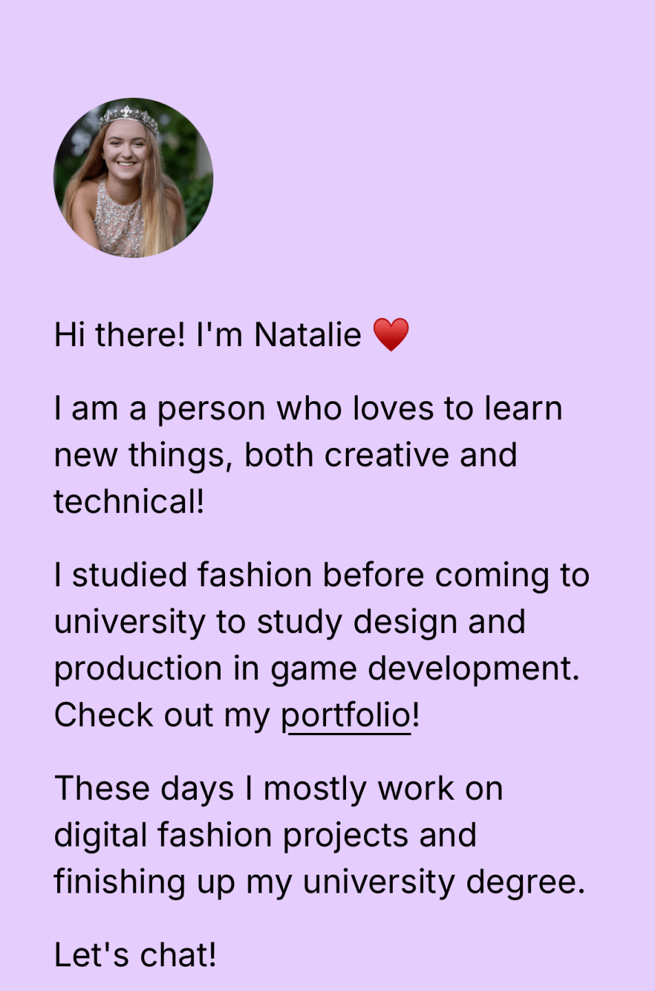 natalie photo